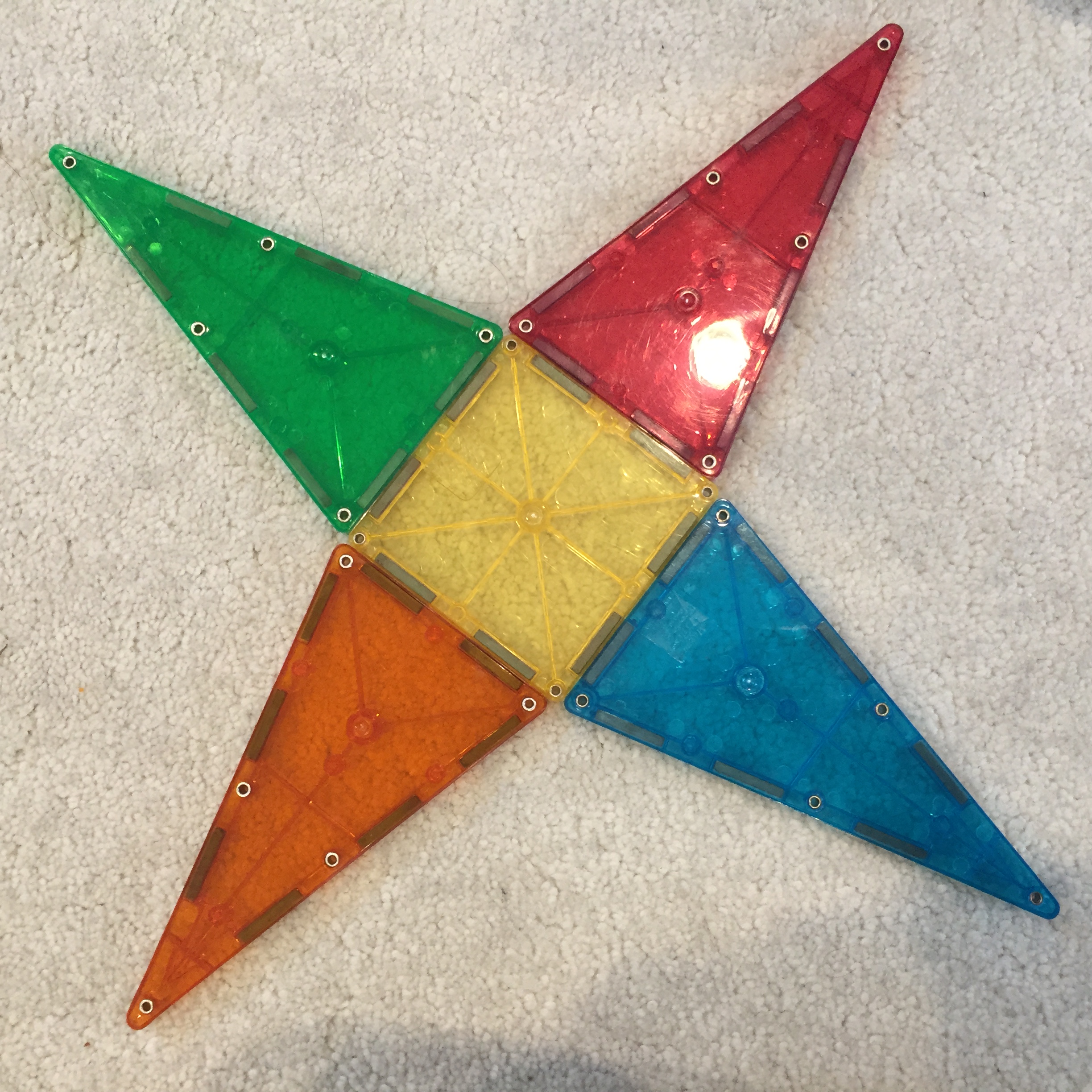 magna tiles airplane